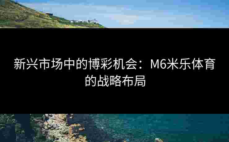 新兴市场中的博彩机会：M6米乐体育的战略布局
